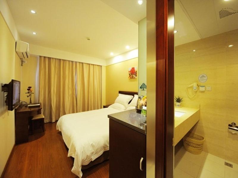 Greentree Inn Shanghai West Huaxia Road Metro Station Express Hotel Luaran gambar